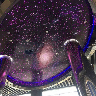 潍坊恒大影院光纤满天星星空顶